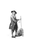 Types from Holland around 1841, De Noord-Hollandse boer, The North Dutch Farmer, Netherlands,