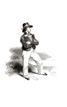 Types from Holland around 1841, De kwekeling voor de zeevaart, the apprentice, seafaring pupil or