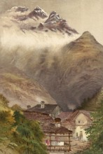 In Cormayeur, a village in the autonomous region of the Aosta Valley in the Italian Alps, around