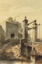 Porte de Bois-le-Duc, Boschpoort, historic city gate in the north of Maastricht, which protected