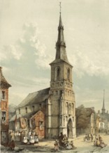 St. Martin Church in Sint-Truiden, historically significant, late Gothic church, which was