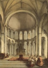 Choir of the Basilica of Our Lady, Basiliek van Onze-Lieve-Vrouw-Tenhemelopneming, in Maastricht,