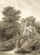 Colossus of Apennines, Il Colosso dell'Appennino, monumental sculpture in the Parco Mediceo di