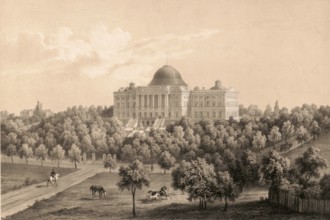 The Capitol in Washington, around 1880, America, authentic, digitally restored reproduction from a