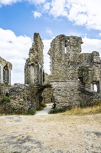 Ruins of Corfe Castle, Wareham, Dorset, England, United Kingdom