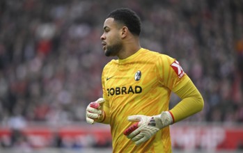 Goalkeeper Noah Atubolu SC Freiburg SCF (01) Soccer Bundesliga, MHPArena, MHP Arena Stuttgart,