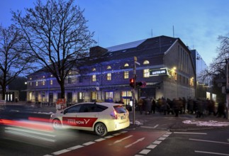 Gasteig HP8, blue hour, cultural center, concert hall, blue hour, Munich-Sendling, Upper Bavaria,
