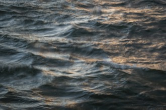 Silvery-grey waves, smudge effect, long exposure, sea, Gulf of Finland, Finland