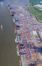 Container, terminal, Bremerhaven, Europe, Germany, Bremen, container terminal, Weser, Außenweser,