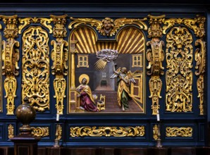 Choir stalls, St. Mary's Church, 14th century, Krakow, Poland