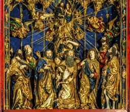 Main shrine, death of Mary in the circle of the Apostles with the Assumption of Mary, high altar,