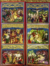 Arrest of Christ, twelve-year-old Jesus in the temple, presentation of Jesus in the temple,