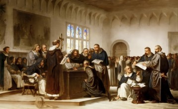 Galileo Galilei before the Roman Inquisition, 1632