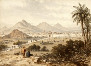 View of Nanjing or Nanking, Jiangsu province, China, c. 1840