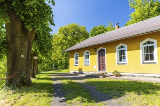 Bergbaude, Großer Berg in Großhennersdorf, Herrnhut, Upper Lusatia, Saxony, Germany