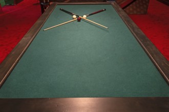 Carom table, pool table without holes, England, Great Britain