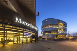 The Mercedes-Benz Museum in Stuttgart presents a journey through the automotive history of the