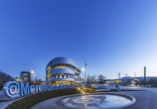 The Mercedes-Benz Museum in Stuttgart presents a journey through the automotive history of the
