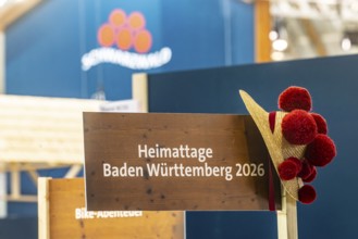 Advertisement for Heimattage Baden-Württemberg 2026 in Oberkirch in the Black Forest during CMT.