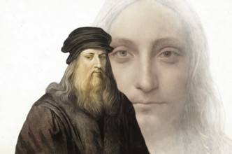 Leonardo da Vinci, 1452 - 1519, Italian painter, sculptor, architect and engineer, the painting
