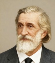 Giuseppe Verdi, 1813 – 1901, Italian opera composer, digitally edited