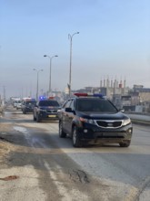 In Aleppo, Syria on January 25, 2026, a 24-vehicle humanitarian aid convoy, carrying UN relief