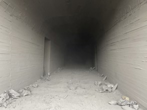 In Sarrin, Aleppo province, on January 27, 2026, footage captures an extensive subterranean network