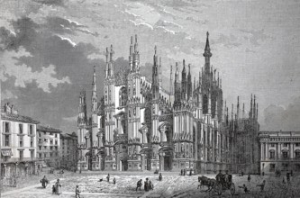 The cathedral, Duomo di Milano, officially Cattedrale Metropolitana della Natività della Beata