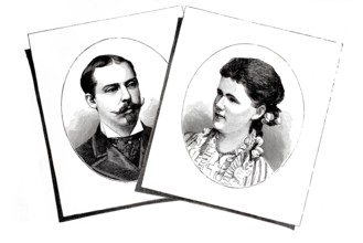 Leopold of Great Britain and Ireland, 1st Duke of Albany (1853 to 1884) and his woman, Princess