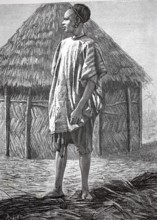 A boy from the Malinke, Malinké or Maninka tribe, African people, the vast regions of Senegal via