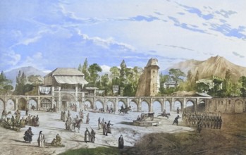 Meidan-i-Chah, Meidan-e Shah, Meidan i Sha, Royal Square, Tehran, Iran, authentic, digitally