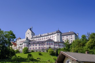 Schloss Hohenaschau, Aschau, Sachranger Tal, Chiemgau, Upper Bavaria, Bavaria, Upper Bavaria,