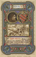 Pius V, civil name Antonio Ghislieri OP (born 17 January 1504 as Antonio Ghisleri in Bosco Marengo