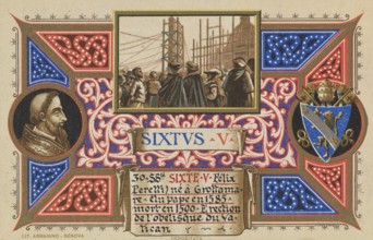 Sixtus V (born 13 December 1521 as Felice Peretti di Montalto in Grottammare, Marche, died 27