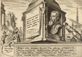 The Disasters of the Jewish People, cover of the book, illustration, reproduction from a