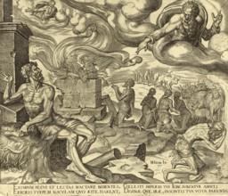 Biblical story of Job, God answers Job at the end of his difficult time of trial (Job chapters 38