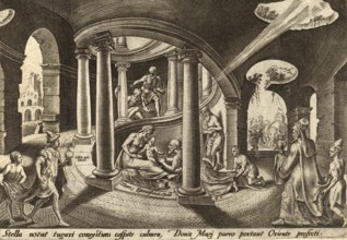 From The Disasters of The Jewish People: The Adoration of the Magi describes the visit of the wise