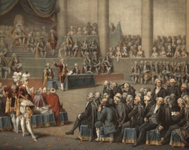 The opening of the Estates General (Etats generaux) on 5 May 1789 in Versailles by King Louis XVI