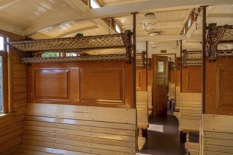 Historic train compartment Rinteln-Stadthagener Dampfeisenbahn Stadthagen Germany