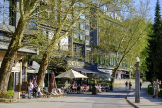 Waterfront, spa town, Bled, Lake Bled, Slovenia