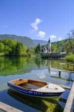 Church of Sv. Janeza Krstnika, Lake Bohinj, Lake Bohinj, Upper Carniola, Slovenia