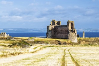 Ruins of Tantallon Castle, North Berwick, East Lothian, Scotland, UK