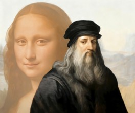 Leonardo da Vinci, 1452 - 1519, Italian painter, sculptor, architect and engineer, the painting la