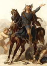 Clovis, Chlodovechus, Chlodwig I, Chlodowech, 466-511, King of the Franks of the Merovingian