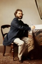 Johann Baptist Strauss II, 1825 – 1899, Austrian composer and violinist, 1879, digitally edited