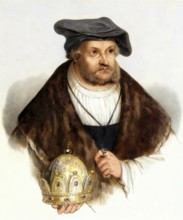 Frederick III or Frederick the Wise, 1463 - 1525, Prince-elector of Saxony, digitally edited,