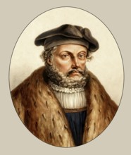 Frederick III or Frederick the Wise, 1463 - 1525, Prince-elector of Saxony, digitally edited,