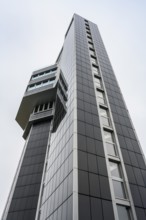 Modern architecture, geometric lines, former water tower of the Radolfzell dairy plant, converted