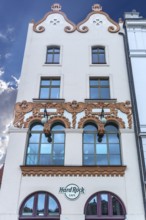 Art Nouveau façade around 1900, Krakow, Poland