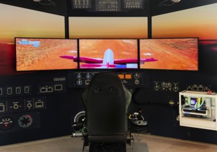 Flight simulator for computer games for entertainment purposes, Heinz Nixdorf MuseumsForum,